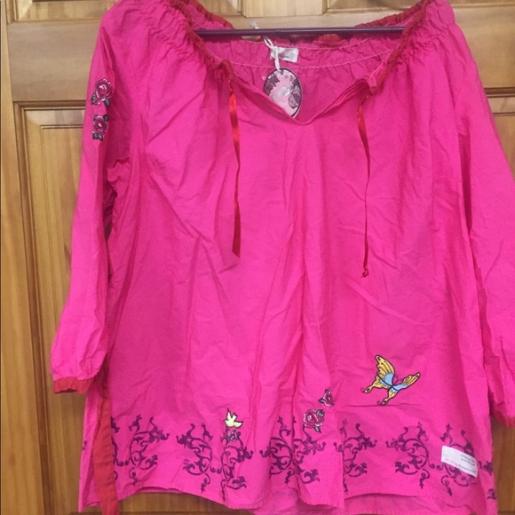 Odd Molly Tops - NWT stunning Odd Molly butterflies blouse /large